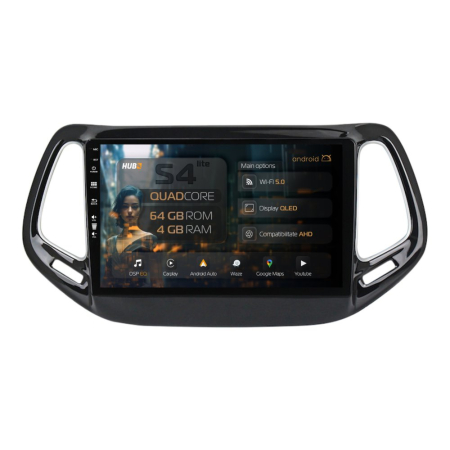 Navigații Jeep Compass 2017 - >> - Navigatie Android Jeep Compass (2017+) 4GB | Hub64.ro