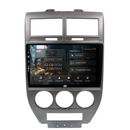 Patriot 2006-2010 - Carplay Android 13 Seat Ibiza 2GB | Hub64.ro