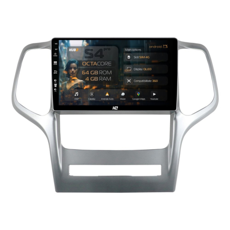 Navigații Jeep Grand Cherokee 2010-2013 - Navigatie Android Jeep Grand Cherokee (2010-2013) 4GB | Hub64.ro