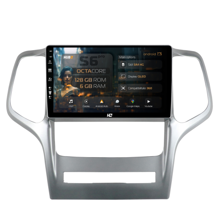Grand Cherokee 2005-2013 - Navigatie Android Jeep Grand Cherokee 6+128GB | Hub64.ro