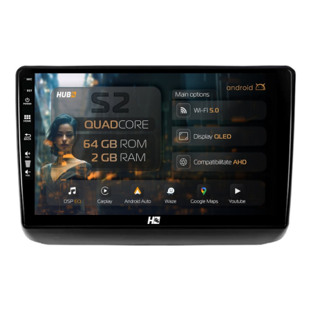 Navigații Jeep Grand Cherokee 2013-2021 - Navigatie Android Jeep Grand Cherokee (2013-2020) 2GB | Hub64.ro