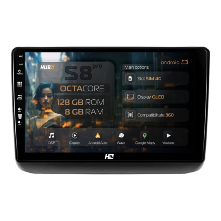 Navigații Jeep Grand Cherokee 2013-2021 - Navigatie Android Jeep Grand Cherokee (2013-2020) 8GB | Hub64.ro