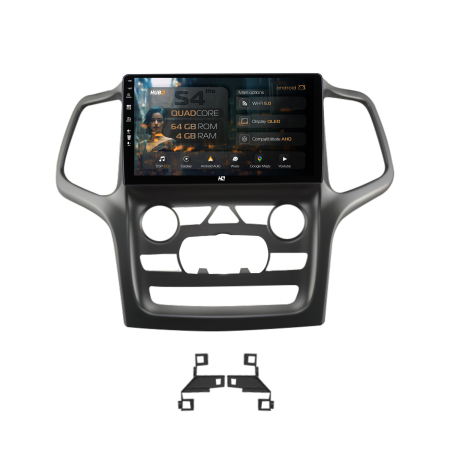 Grand Cherokee 2013-2020 - Android 13 Jeep Grand Cherokee (2014-2022) QLED | Hub64.ro