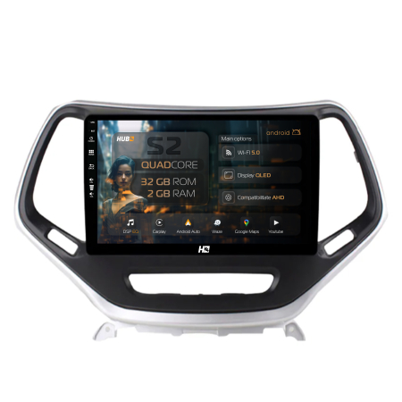 Grand Cherokee 2013-2020 - Navigatie Carplay Jeep Grand Cherokee (2015+) 2gb | Hub64.ro