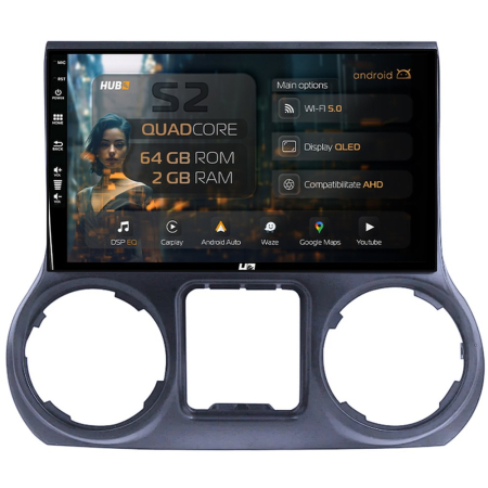 Navigații auto dedicate - Navigatie Jeep Wrangler 2011-2014 2GB | Hub64.ro