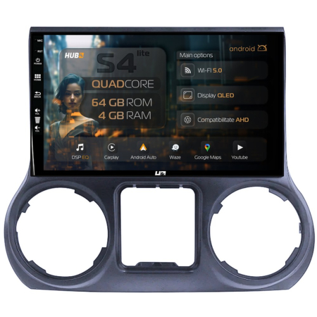 Navigații auto dedicate - Navigatie Jeep Wrangler 2011-2014 4GB | Hub64.ro