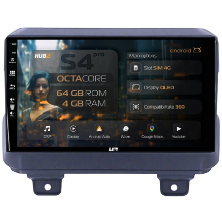 Navigații auto dedicate - Navigatie Jeep Wrangler 2018+ 4GB | Hub64.ro