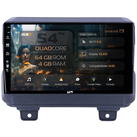Navigații auto dedicate - Navigatie Jeep Wrangler 2018+ 4GB | Hub64.ro