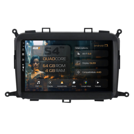 Carens 2012-2017 - Navigatie QLED Android Kia Carens (2012-20127) | Hub64.ro