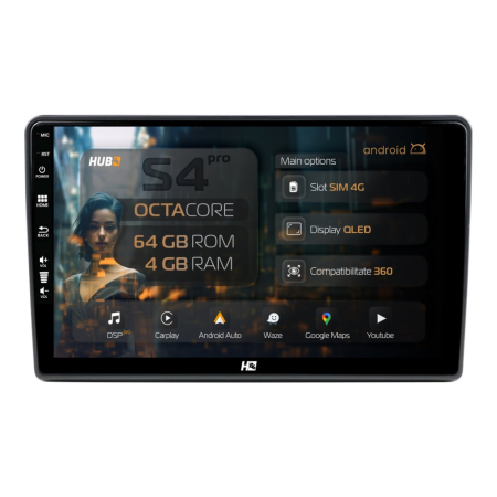 Navigații Kia Ceed 2006-2009 - Navigatie Android Kia CEED (2006-2009) 4GB | Hub64.ro