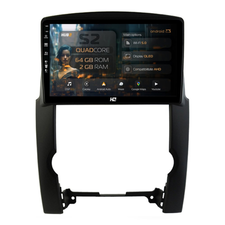 Navigații Kia Sorento II 2009-2013 - Navigatie Android Kia Sorento (2009-2013) 2GB | Hub64.ro
