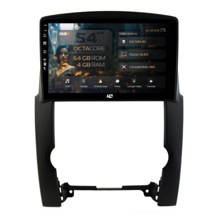 Navigații Kia Sorento II 2009-2013 - Navigatie Android Kia Sorento (2009-2013) 4GB | Hub64.ro