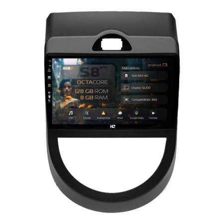 Navigații Kia Soul 2009-2013 - Navigatie Android Kia Soul (2009-2013) 8GB | Hub64.ro