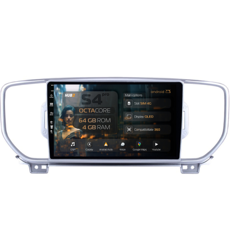 Sportage 2016-2018 - Navigatie Android Kia Sportage (2016-2018) 4GB | Hub64.ro
