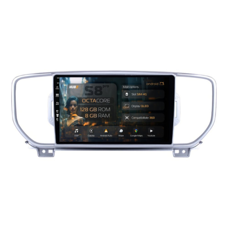 Navigații Kia Sportage 2016-2018 - Navigatie Android Kia Sportage (2016-2018) 8GB | Hub64.ro