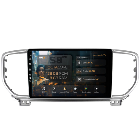 Sportage 2018 ->> - Navigatie Android Kia Sportage 2018+ 8GB | Hub64.ro