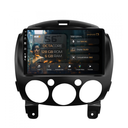 Mazda 2 - Navigatie Android Mazda 2 (2007-2014) 6GB | Hub64.ro