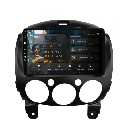 Mazda 2 - Navigatie Android 13 Mazda 2 (2007-2014) 8GB | Hub64.ro