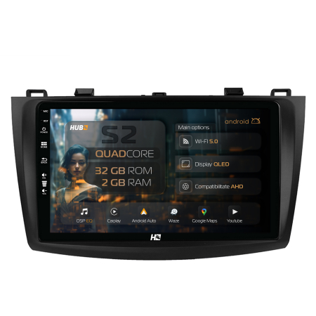Mazda 3 2009-2015 - Carplay Android 13 Volkswagen Golf 6 | Hub64.ro