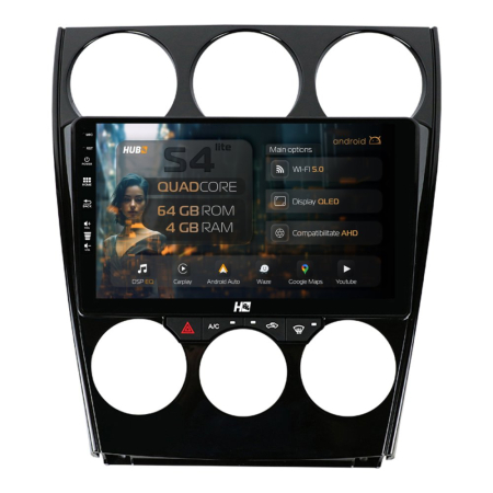Navigații Mazda 6 2002-2008 - Navigatie Android Mazda 6 (2002-2008) QLED | Hub64.ro