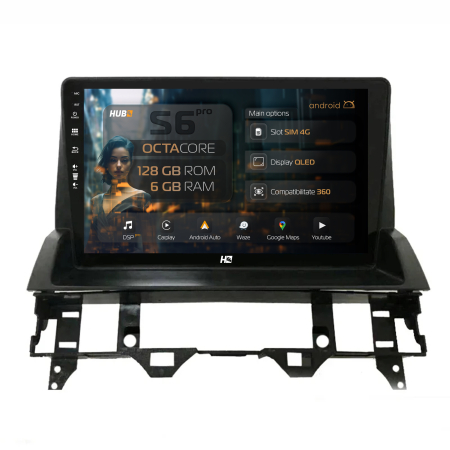 Mazda 6 2002-2008 - Navigatie Android 13 Mazda 6 4G 6GB | Hub64.ro