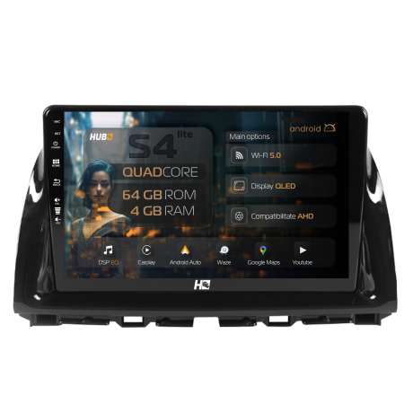 CX-5 2012-2014 - Navigatie QLED Mazda CX-5 2012-2015 4GB | Hub64.ro