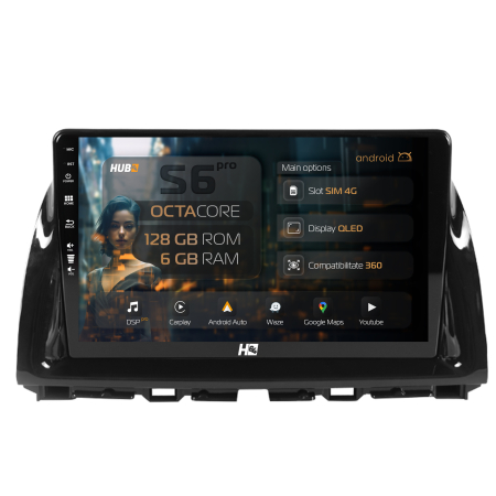 CX-5 2012-2014 - Navigatie Android Mazda CX-5 2012-2015 6GB | Hub64.ro