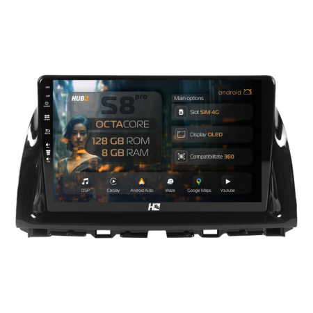 Navigații Mazda CX-5 2012-2015 - Navigatie Android Mazda CX-5 2012-2015 8GB | Hub64.ro
