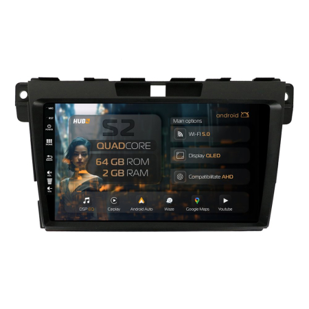 Navigații Mazda CX-7 2007-2012 - Navigatie Carplay Android Mazda CX-7 (2007-2012) 9" 2gb | Hub64.ro