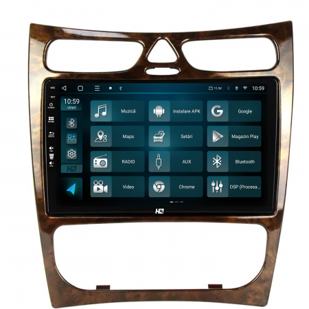 Navigatie Android 13 Benz CLK (W209) (2002-2006) QLED | Hub64.ro [2]