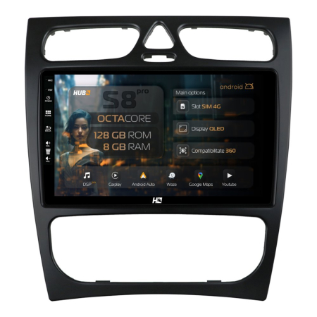 Navigații Mercedes-Benz C Class W203 2000-2004 - Navigatie Android Mercedes CLK 8GB | Hub64.ro
