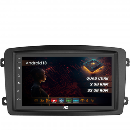 CLK 2002-2009 - Carplay Android 13 Land Cruiser 2GB | Hub64.ro