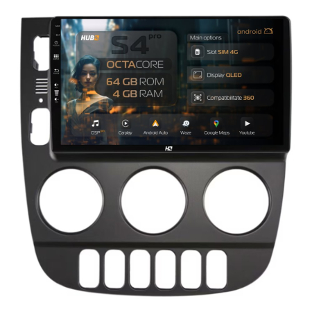 Navigații Mercedes-Benz ML W163 1998-2005 - Android Mercedes Benz ML W163 QLED | Hub64.ro