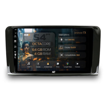 Navigații Mercedes-Benz GL X164 2007-2012 - Navigatie Android Mercedes Benz ML/GL QLED | Hub64.ro