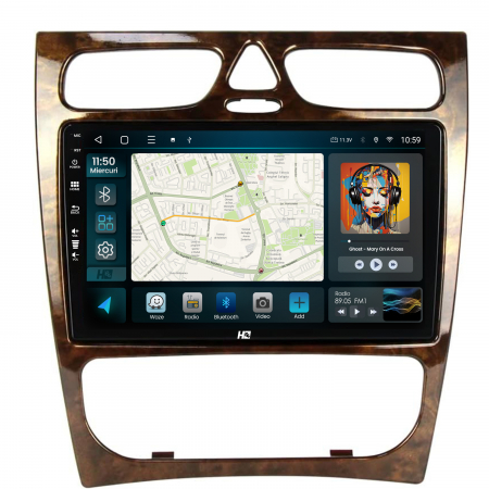 Navigatie Android 13 Benz C Class (W203) (2002-2004) QLED | Hub64.ro [1]