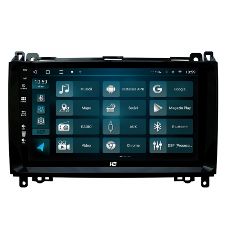 Navigatie Android 13 Mercedes 4GB QLED | Hub64.ro [2]