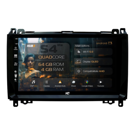 Navigații Mercedes-Benz B Class W245 2005-2011 - Navigatie Android Mercedes 4GB QLED | Hub64.ro