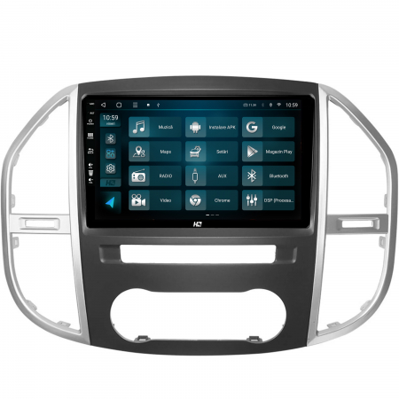 Carplay Android 13 Mercedes Benz ML W163 2GB | Hub64.ro [2]