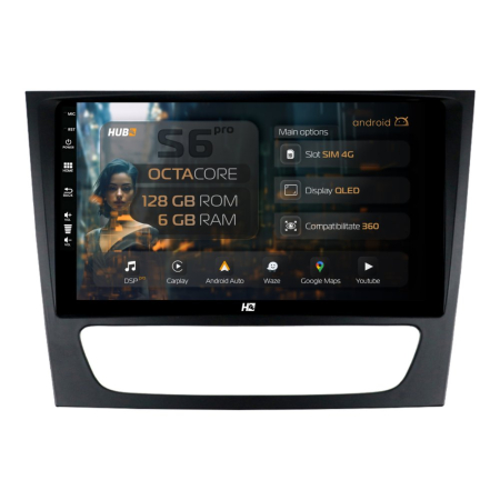 Navigații Mercedes-Benz CLS W219 2004-2010 - Navigatie Android Mercedes W211/W219 4G 6GB | Hub64.ro