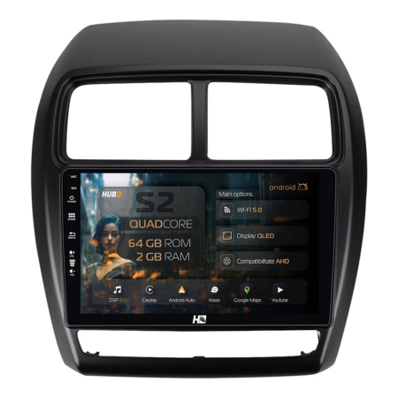 Navigații Mitsubishi Asx 2015-2019 - Navigatie Android Mitsubishi ASX (2016-2019) 2GB | Hub64.ro
