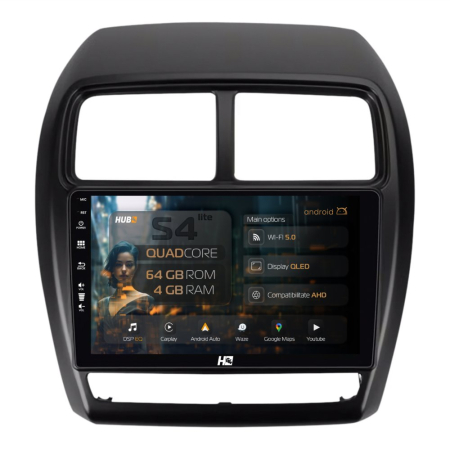Navigații Mitsubishi Asx 2015-2019 - Navigatie Android Mitsubishi ASX (2016-2019) 4GB | Hub64.ro
