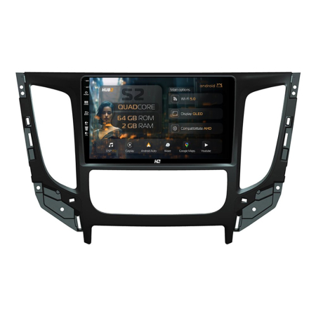Navigații Mitsubishi L200 2015-2019 - Navigatie Android Mitsubishi L200 (2015-2019) Clima automată 2GB | Hub64.ro