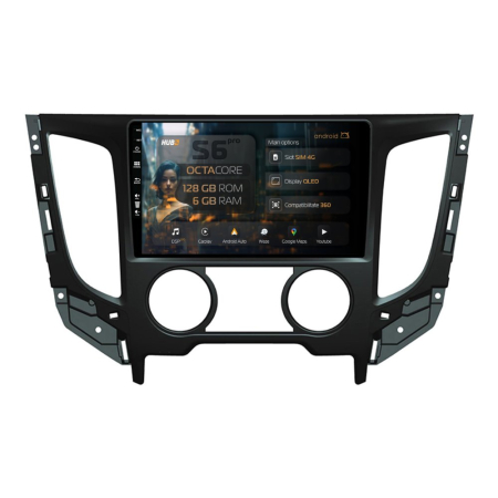 Navigații Mitsubishi L200 2015-2019 - Navigatie Android Mitsubishi L200 (2015-2019) Clima manuală 6GB | Hub64.ro