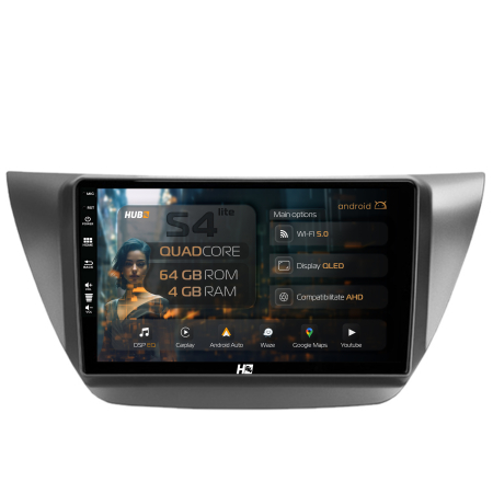 Lancer 2003-2007 - Navigatie QLED Mitsubishi Lancer 2000-2010 4GB | Hub64.ro
