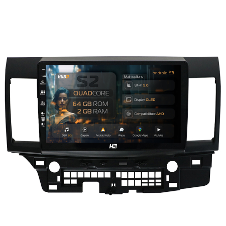 Lancer 2007 - >> - Carplay Android Mitsubishi Lancer 2GB | Hub64.ro