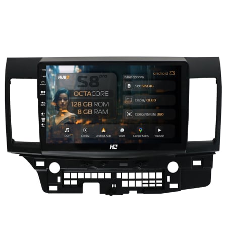 Lancer 2007 - >> - Navigatie Android 13 Mitsubishi Lancer 8GB | Hub64.ro