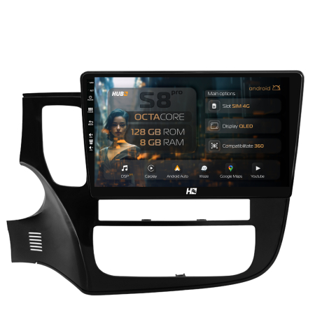 Outlander 2013-2019 - Navigatie Android Mitsubishi Outlander 3 8GB | Hub64.ro