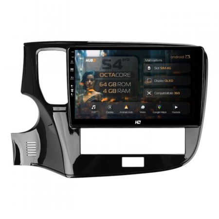 Navigații Mitsubishi Outlander 2019-2021 - Navigatie Android Mitsubishi Outlander (2019-2021) 4GB | Hub64.ro