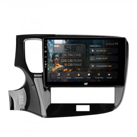 Outlander 2019-2021 - Navigatie Android Mitsubishi Outlander 3 8GB | Hub64.ro