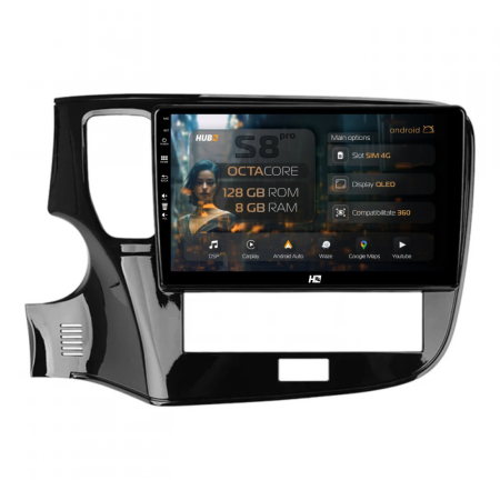 Navigații Mitsubishi Outlander 2019-2021 - Navigatie Android Mitsubishi Outlander (2019-2021) 8GB | Hub64.ro